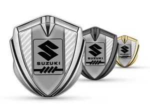 Suzuki Metal Abovedado Emblema Mínimo Estilo Global Tamaño